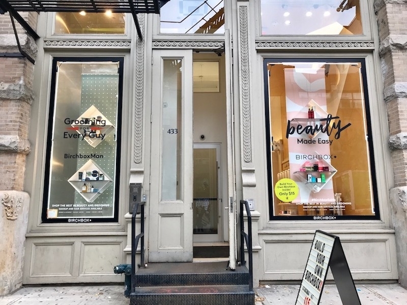 マンハッタンのファッション街、ソーホーにオープンしたBirchboxの実店舗。(c)Kasumi Abe