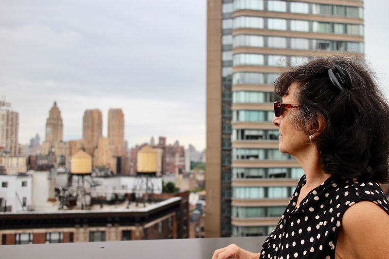 Elisa at her current apartment. She had lived in the former apartment for 35 years, until six months ago. (c) Kasumi Abe