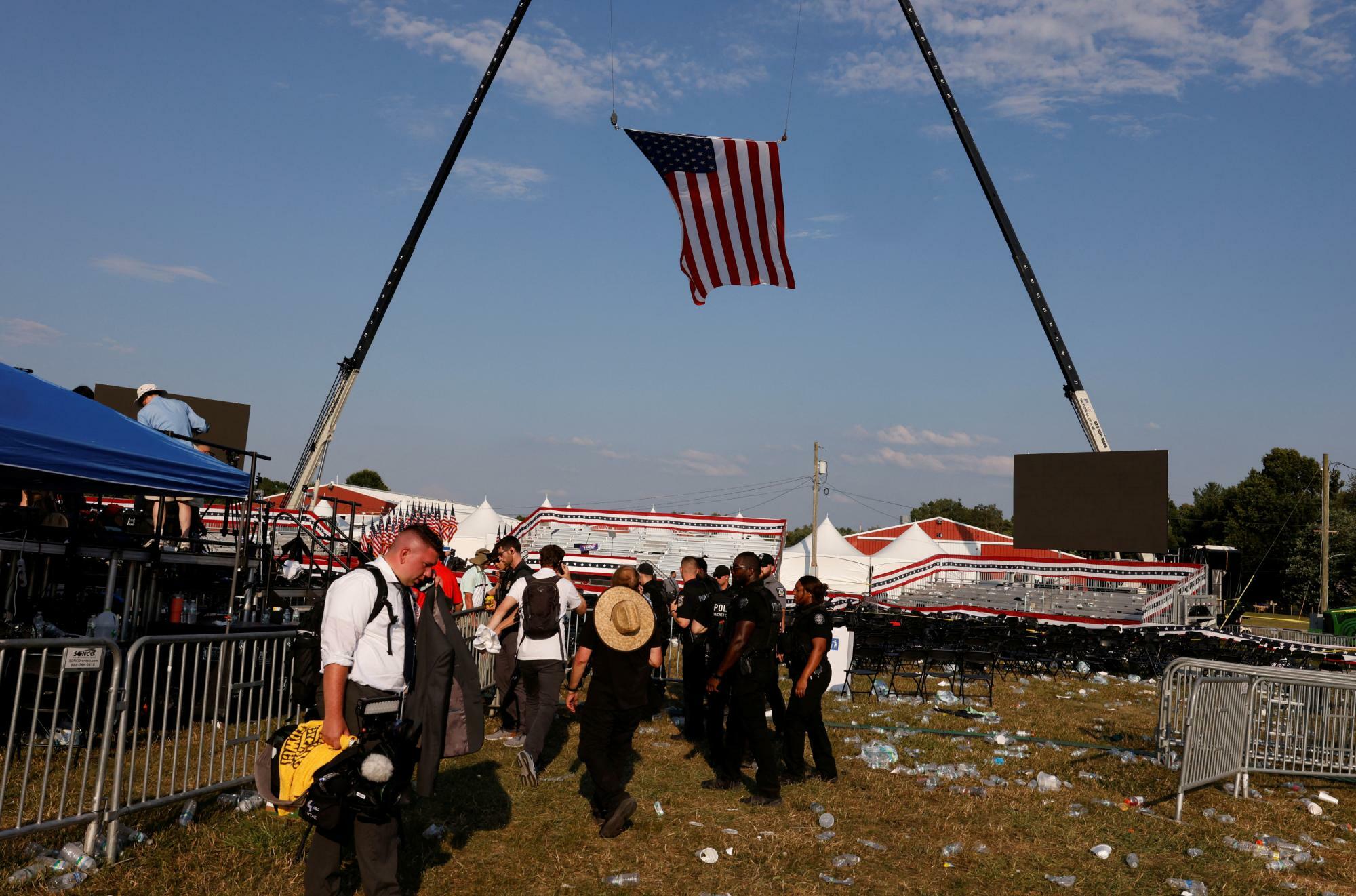 発砲死傷事件が起きたペンシルベニア州バトラー郡の選挙集会会場、Butler Farm Show。