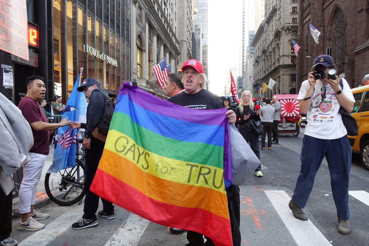 LGBTQ＆トランプサポーター。(c) Kasumi Abe