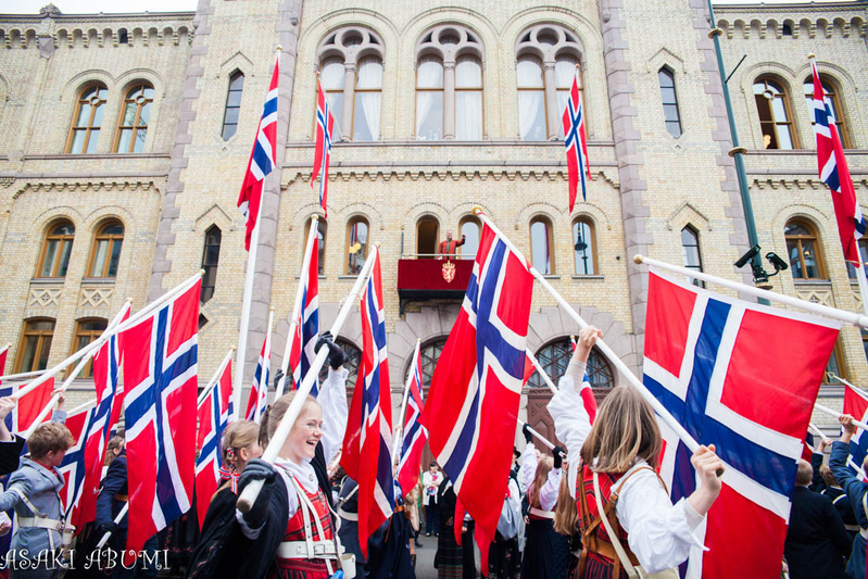 ノルウェーが最も盛り上がる日、ナショナルデー Photo: Asaki Abumi