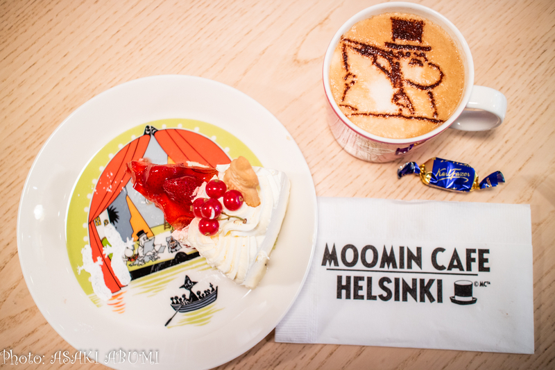 観光客に人気の「ムーミン・カフェ」にも抹茶ラテはあるかな？と行ってみたら、ここにはなかった Photo: Asaki Abumi