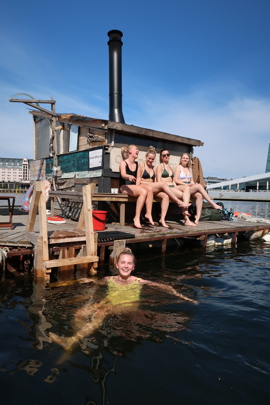 ゴミでできたサウナ第一号、残りの３つのサウナはゴミではなくプロの業者によって建てられた　Photo:Ragna Fjeld/Oslo Fjord Sauna