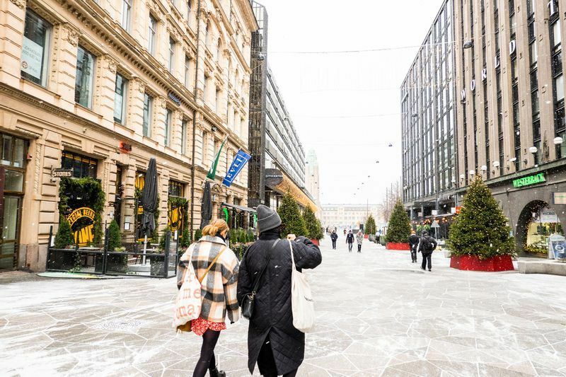 雪が降る寒いこの地は、いかにして起業の最先端となっているのか　首都ヘルシンキ訪問中は零下を記録した　筆者撮影