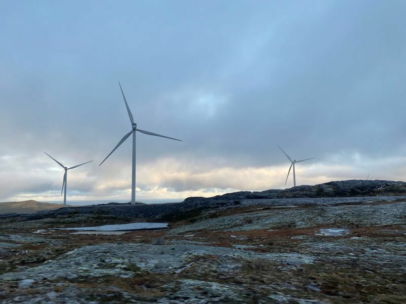2021年に立てられたフォーセン地域の風車