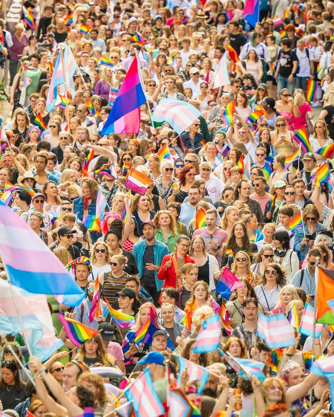 オスロのプライド週間の最終日は7万人の市民がパレードに参加した　写真：Olav Holten/Oslo Pride　