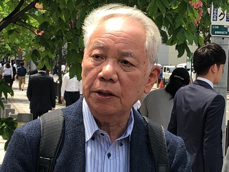 「起訴すべきという国民世論を届けよう」と訴える阪口弁護士