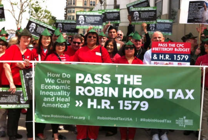 米国でも盛り上がるロビン・フッド・タックス＜金融取引税＞を求めるキャンペーン