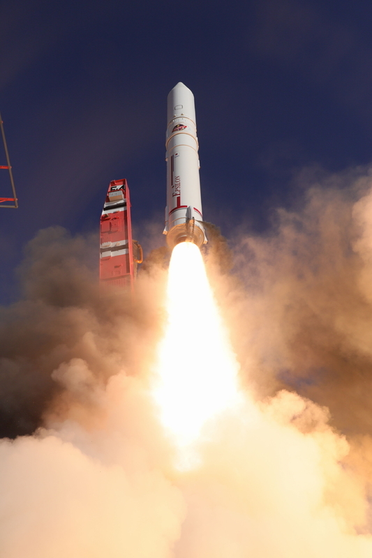 ALE-1が搭載されたイプシロン4号機による革新的衛星技術実証1号の打ち上げ。Credit: JAXA