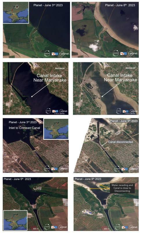出典：NASA Harvest Consortium『Navigating The Kakhovka Dam Collapse』より