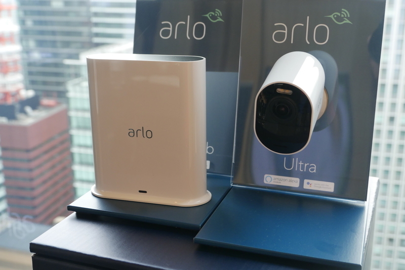 4K動画撮影が可能な“完全ワイヤレス”ネットワークカメラ「Arlo Ultra」（筆者撮影）