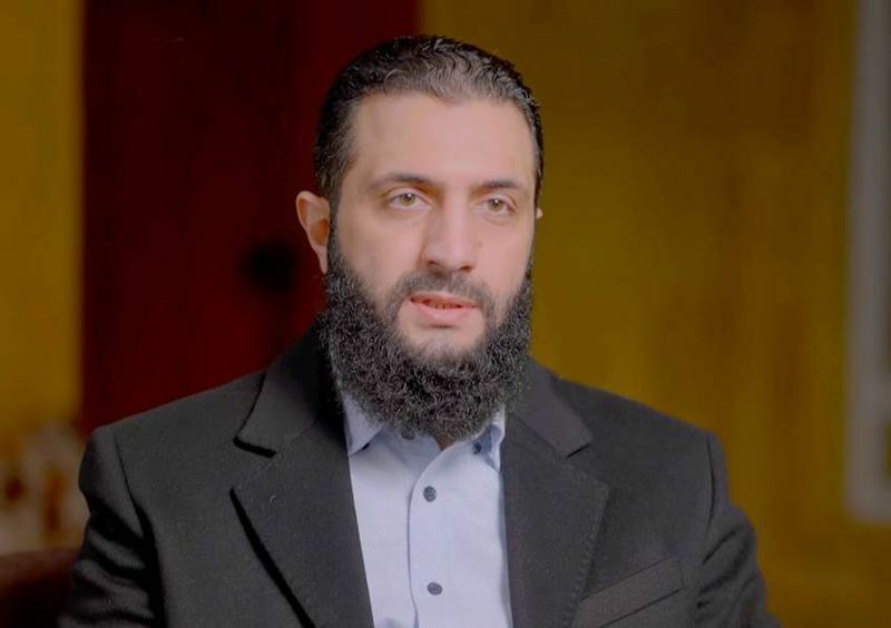 シャーム解放機構指導者のアブー・ムハンマド・ジャウラーニー（al-‘Arabi al-Jadid、2021年4月5日）