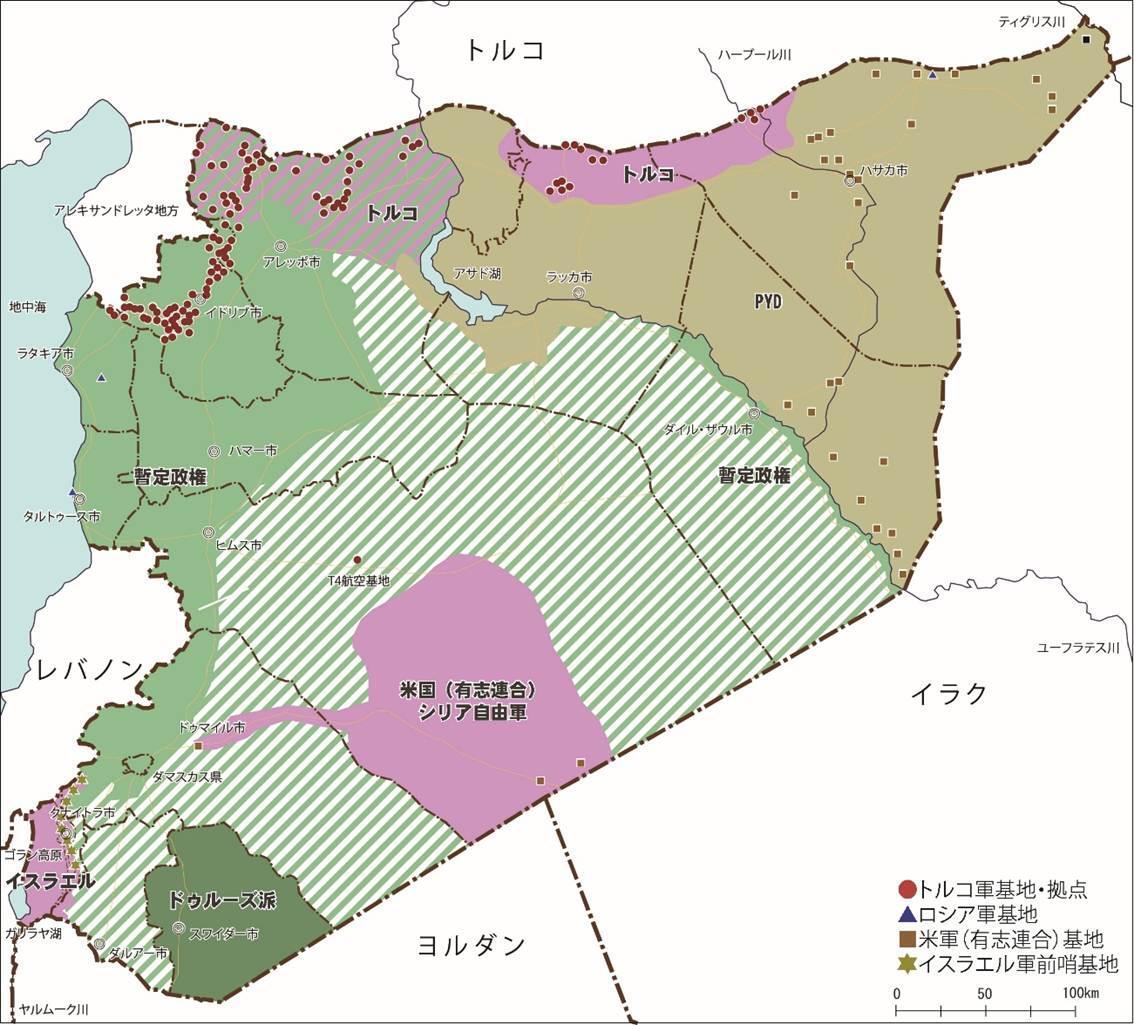 イスラーム国メンバーの家族が収容されているシリアのフール