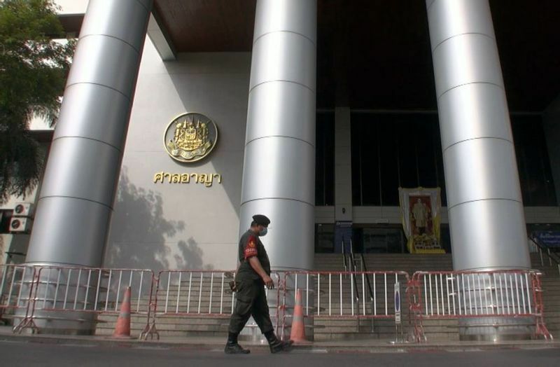 ”軍法”の下、強大な権力を振るうタイの裁判所＝バンコクで、筆者写す