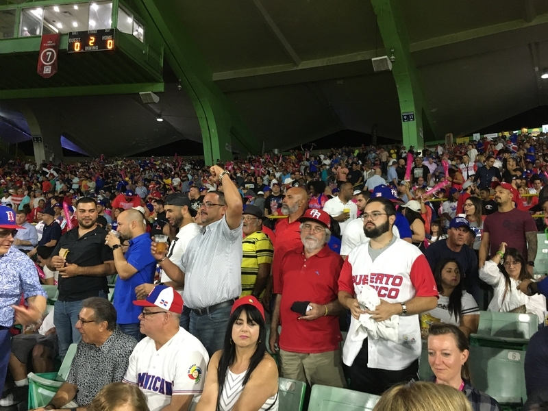 メジャーリーグの公式戦以外では久々の盛り上がりとなったプエルトリコ野球
