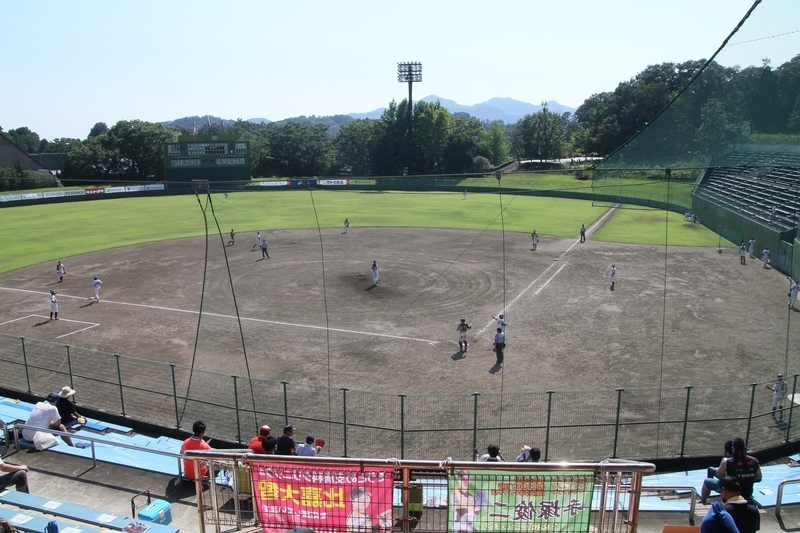 栃木対茨城の試合が行われた佐野運動公園野球場