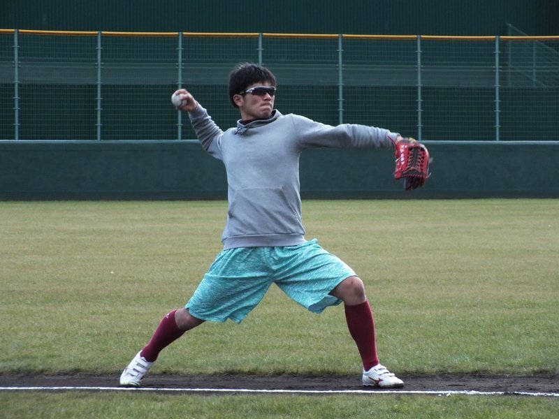 雪辱を誓う今季の岡島選手