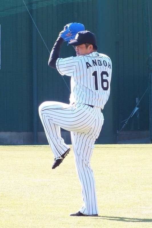 15年目を迎えた阪神タイガースのセットアッパー・安藤優也投手 15年目を迎えた阪神タイガースのセットアッパー・安藤優也投手