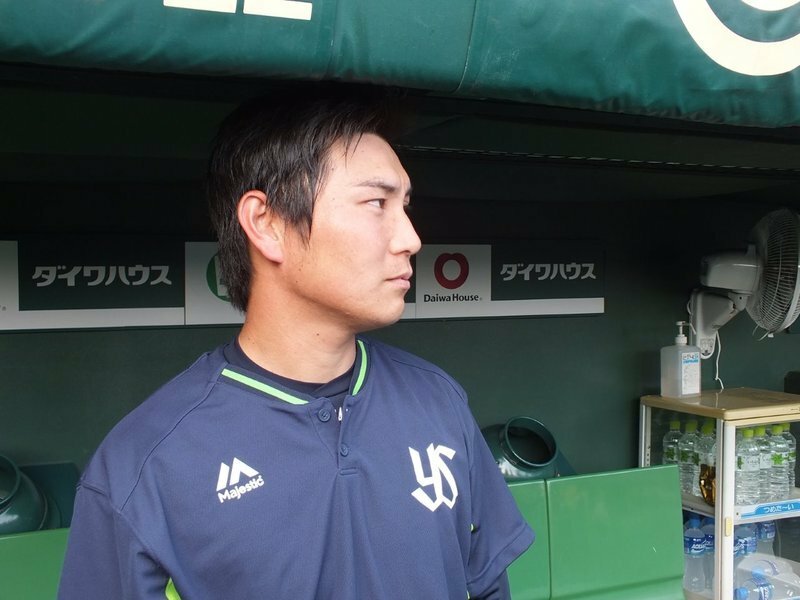 昨年の首位打者・川端慎吾選手