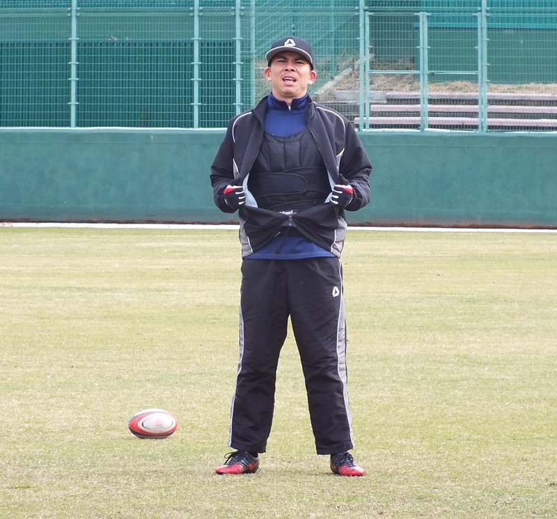 ジャーンと見せてくれた6キロのベスト