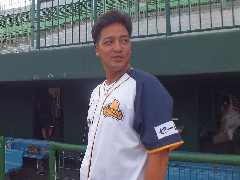 濱田俊之投手とはエースと正捕手の間柄だった