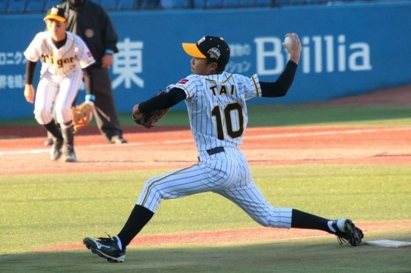 六、七回はピシャリ！多井桔平選手（写真提供：阪神タイガースジュニア保護者会）