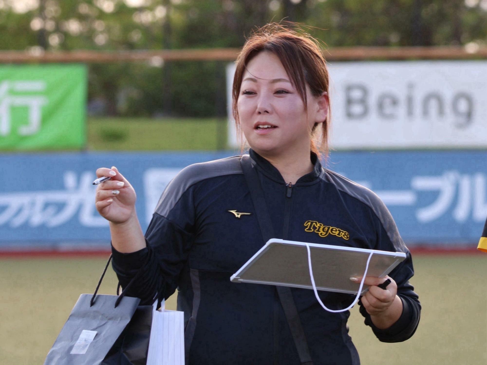 球団本部・企画統括部（キャンプ・ファーム運営担当）松本悦子氏