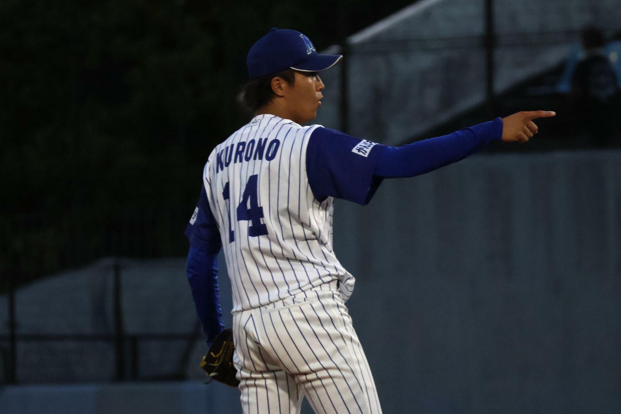 阪神タイガース戦での黒野颯太