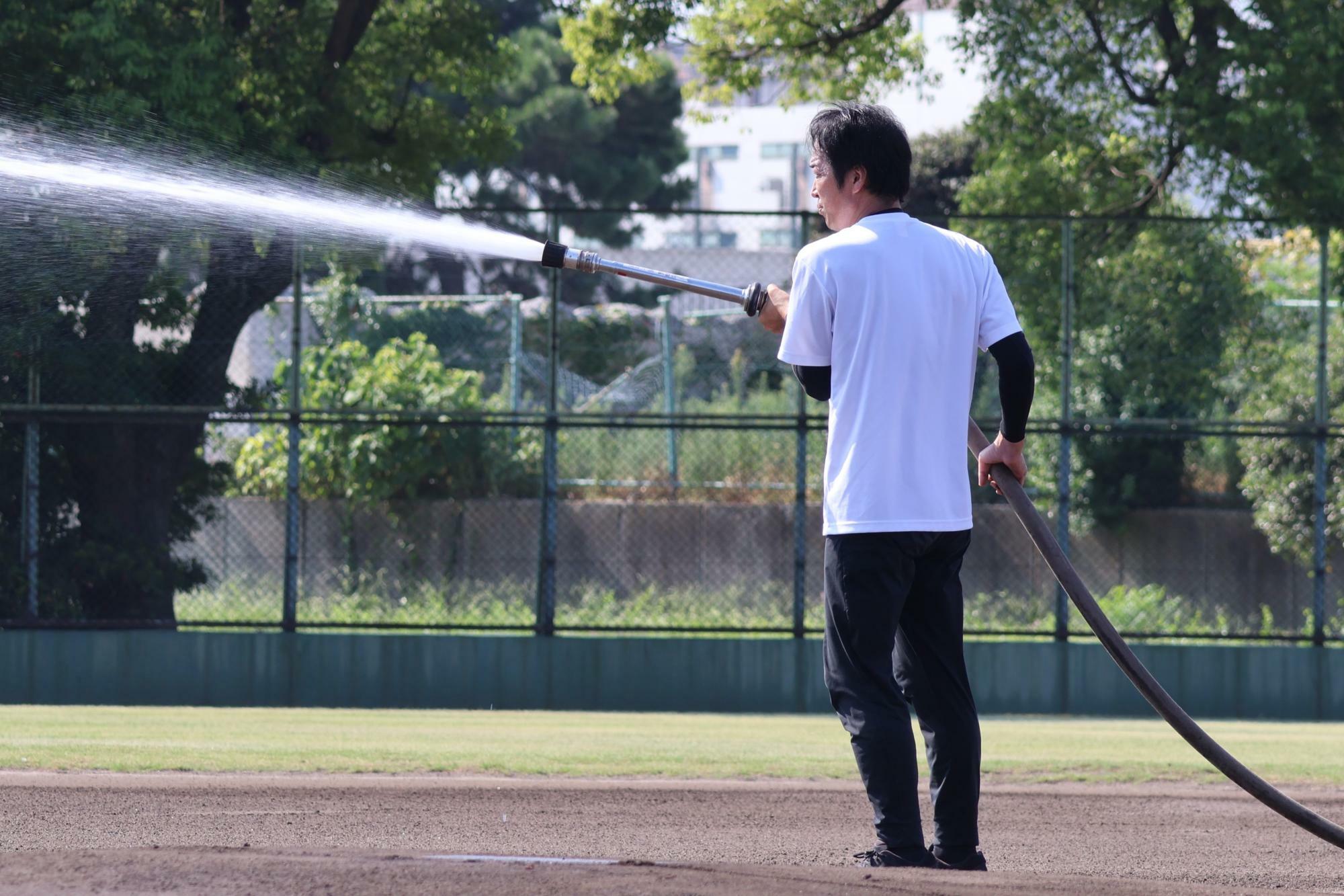 阪神タイガースジュニアの中村泰広代表