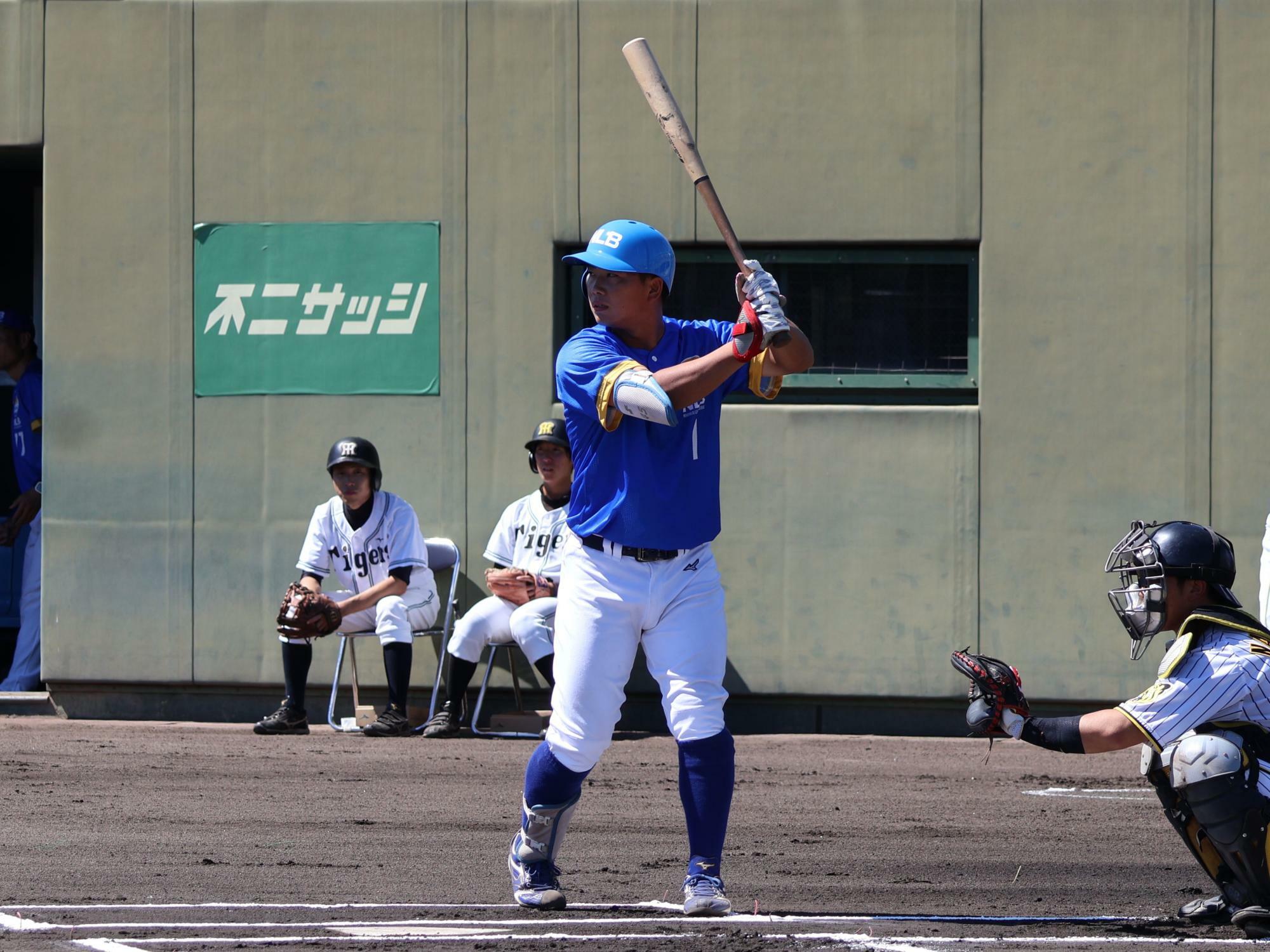 日本海リーグの選抜チームで鳴尾浜球場へ