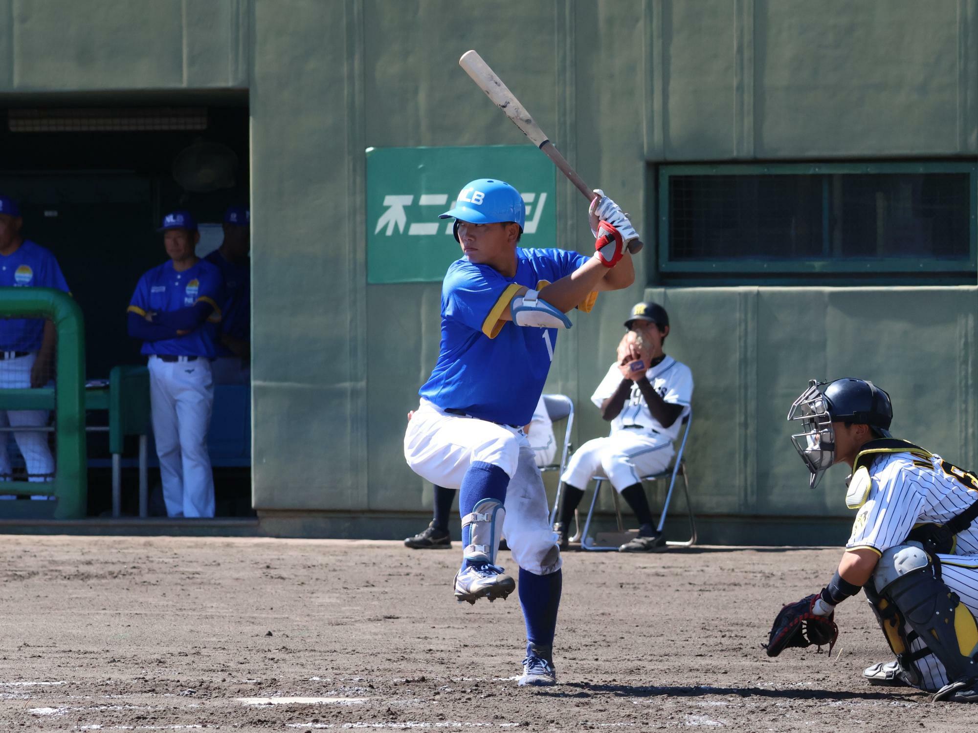 日本海リーグの選抜チームで鳴尾浜球場へ