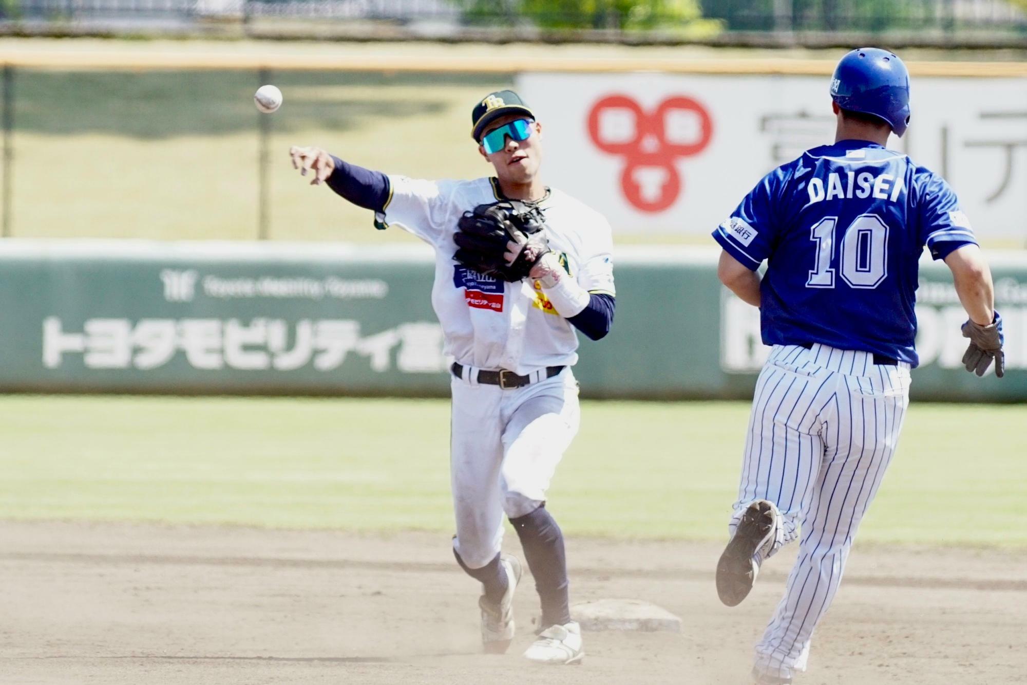 佐野大陽（写真提供：富山ＧＲＮサンダーバーズ）