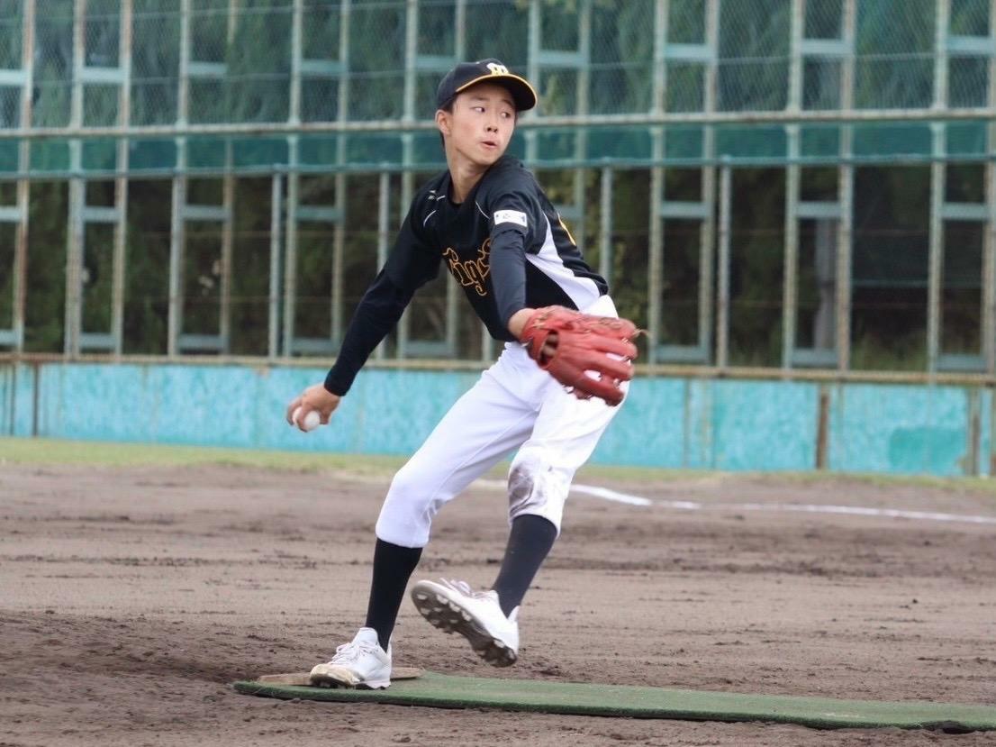 テンポよく最後を締めた井上和樹（写真提供：阪神タイガースジュニア２０２４保護者会）