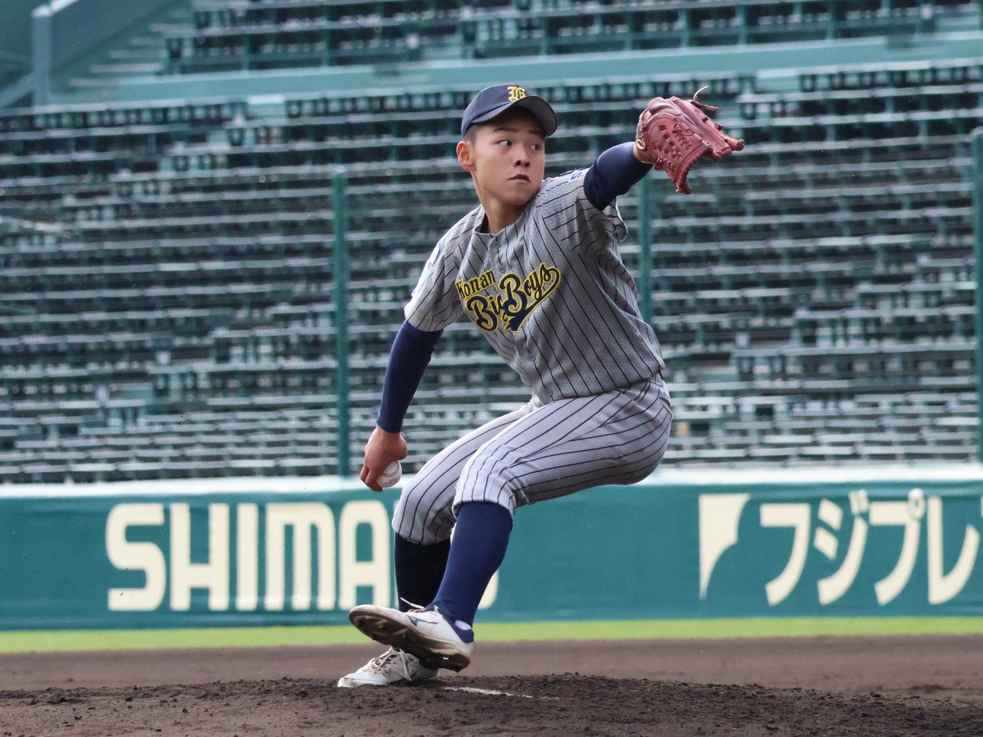 湖南ボーイズの先発・浅居煌星