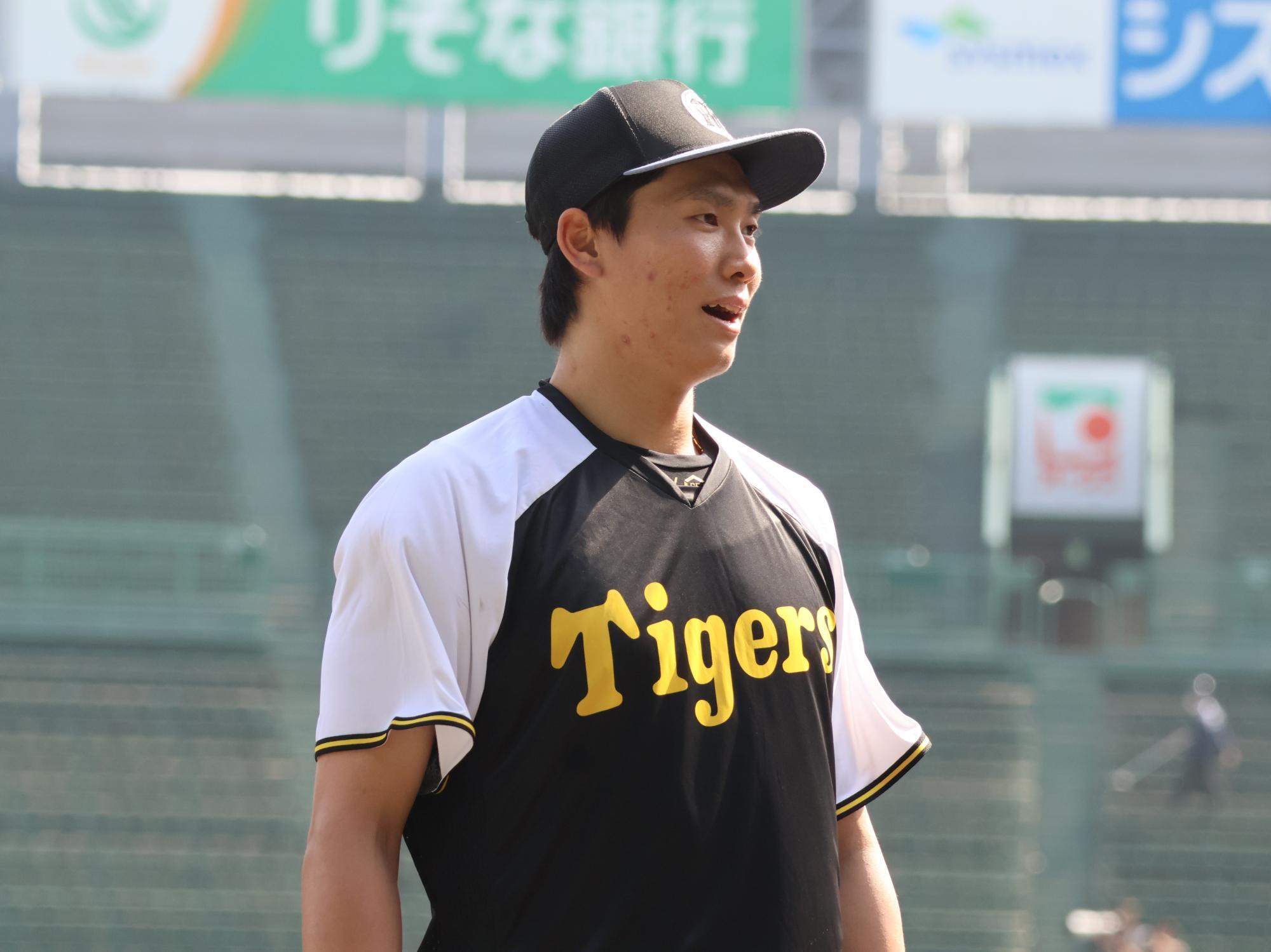 7月17日。湯浅京己（阪神タイガース）、26歳。いつものよう