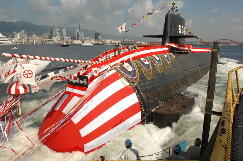 そうりゅう型潜水艦2番艦「うんりゅう」（海上自衛隊ギャラリーより）