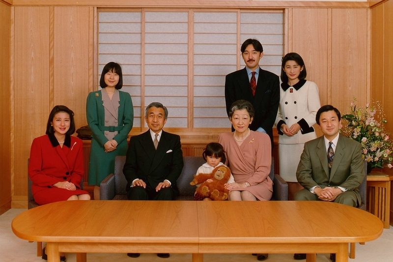 平成6年の正月に発表された皇室お正月写真