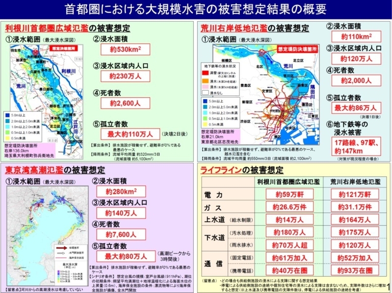 内閣府 中央防災会議 資料より(http://www.bousai.go.jp/fusuigai/pdf/higaisoutei_gaiyou.pdf)