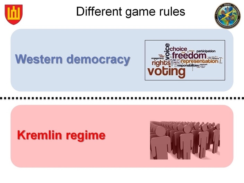 民主主義とクレムリンレジームは異なるゲームルールで行われている＝リトアニア国防省提供