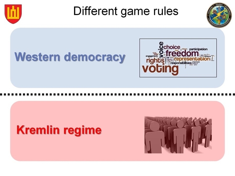 民主主義とクレムリンレジームは異なるゲームルールで行われている=リトアニア国防省提供