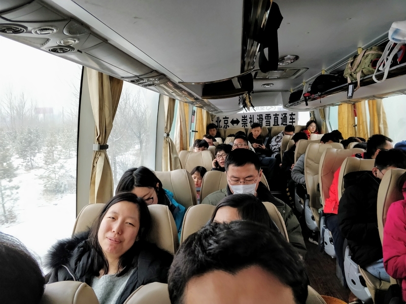 北京-崇礼区スキー場シャトルバス