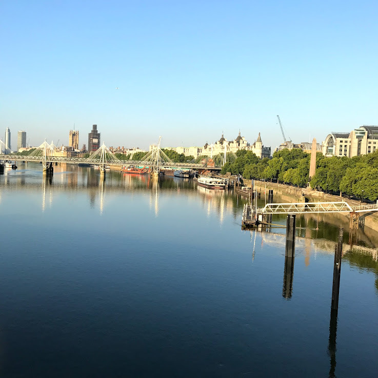 ロンドンを流れるテムズ川（著者撮影）