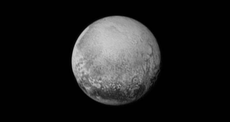 ニューホライズンズが約160万km離れて撮影した冥王星（7月11日）　クレジット：NASA