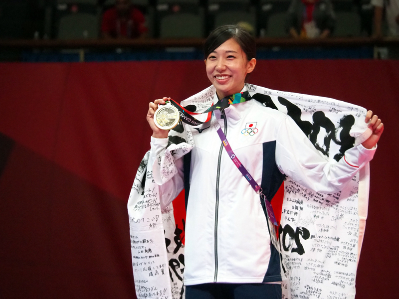 アジア大会の銅メダルは、東京五輪に向けて大きな自信になるはずだ【筆者撮影】