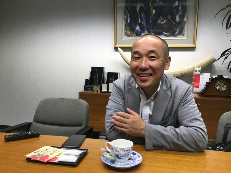 株式会社マツザワ取締役の森本康雄さん（筆者撮影）