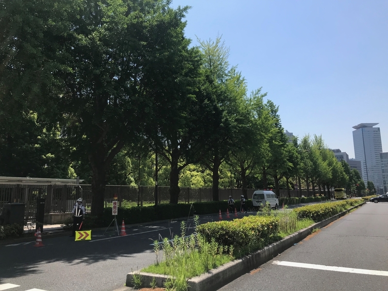 本日2019年5月24日、参議院本会議が開催された国会議事堂の前(筆者撮影)