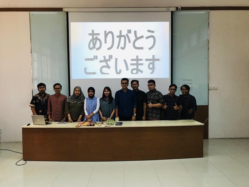日本語で挨拶のプレゼンテーションを作ったチーム（ASEAN事務局）