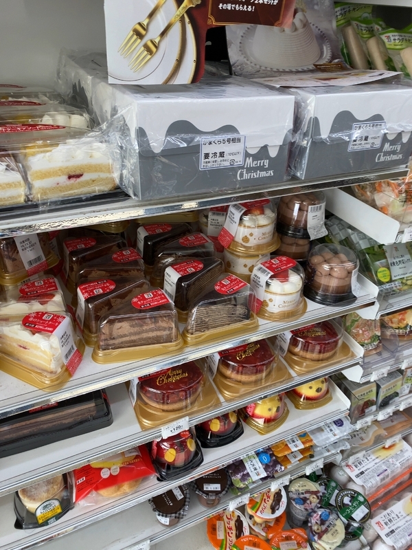 2019年12月24日夜、セブン-イレブン・ジャパンの店頭(筆者撮影)