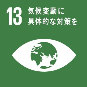 SDGsの13番のゴールは「気候変動に具体的な対策を」（国連広報センターHP）