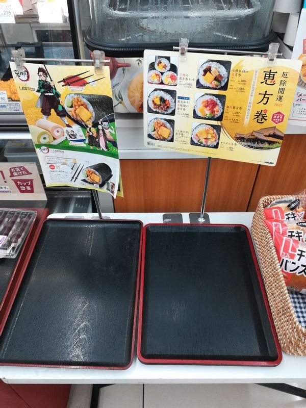 首都圏のコンビニで（長谷拓海さん撮影）